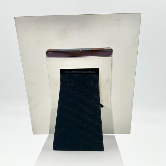 Tribute Silver Frame with Flags Holds Picture 2 in sq Slightly Imperfect Glass - Picture 3 of 6